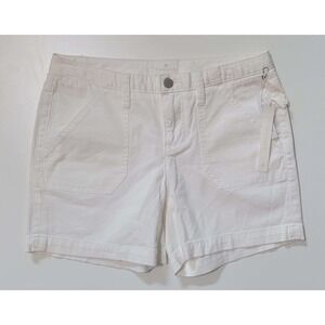 NWT Carlon White 5" Shorts